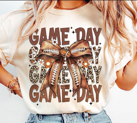 Game Day Bow T-Shirt